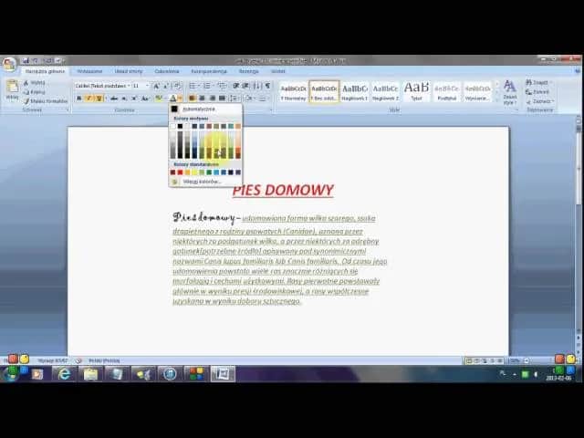 Jak zrobić tło w Wordzie ze zdjęcia i uniknąć problemów z czytelnością