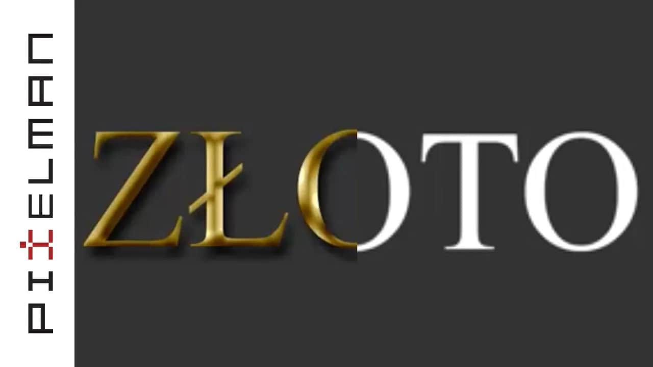 Jak zrobić złoty napis w Photoshopie - krok po kroku do efektu glamour