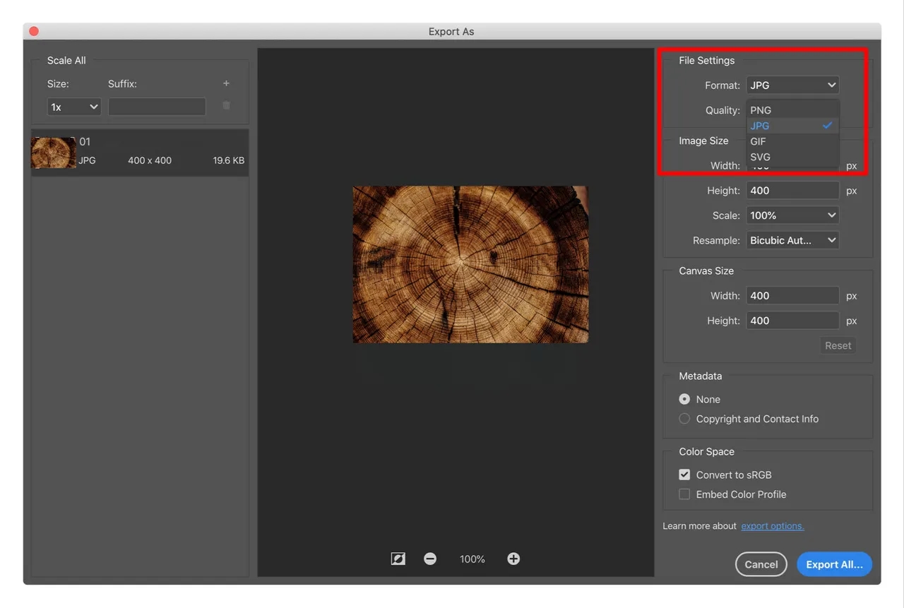 Jak zapisać zdjęcie z Photoshopa w JPG bez utraty jakości
