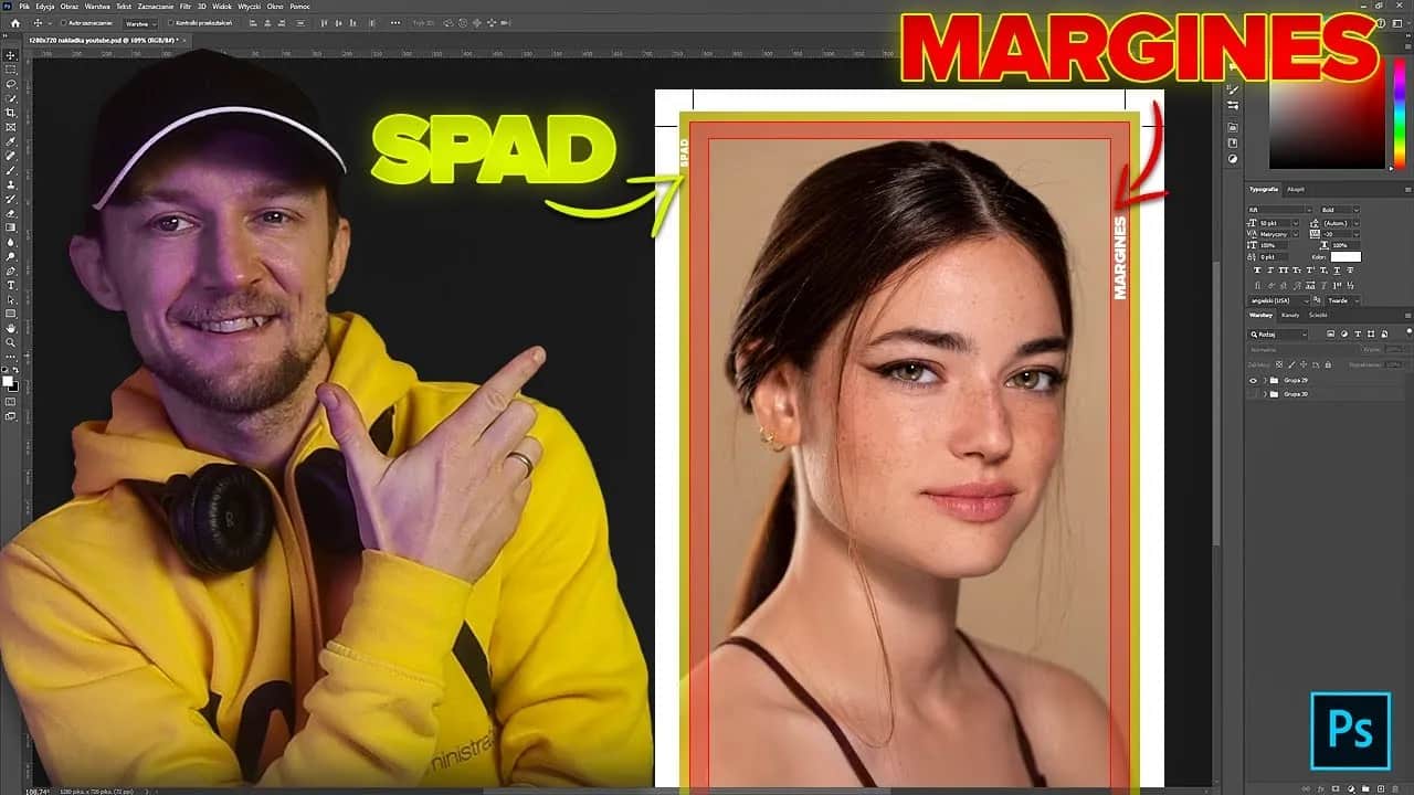 Jak zrobić spady w Photoshopie, aby uniknąć błędów w druku